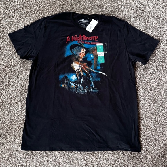Freddy Krueger A Nightmare On Elm Street Graphic T Shirt Men Size XL NWT - Picture 1 of 3
